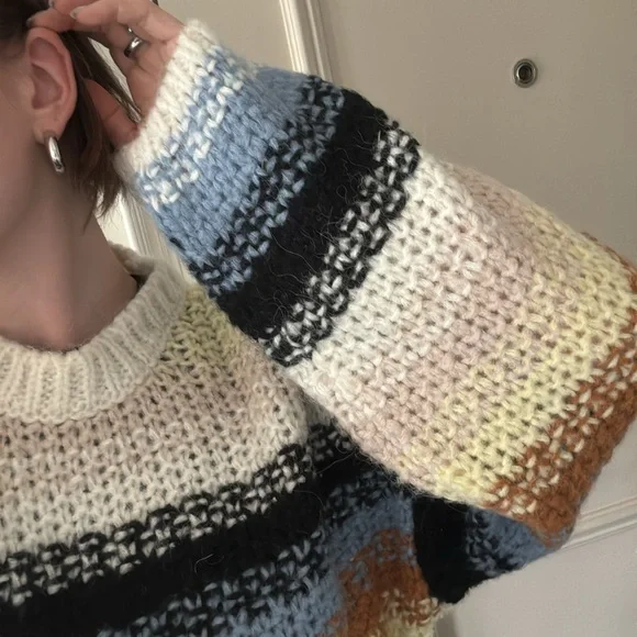 Cozy Multicolor Striped Knit - Picture 5 of 6